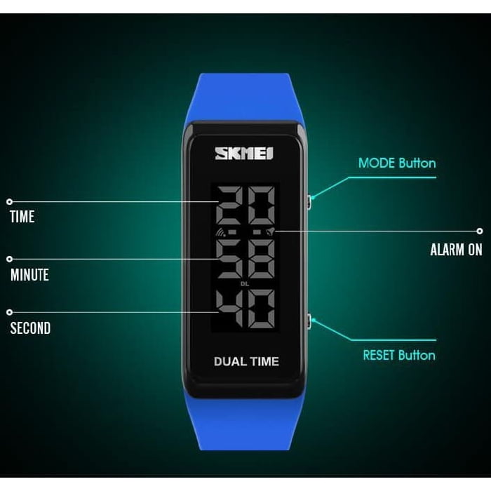 Jam Tangan Skmei 1277 Original Digital Rubber
