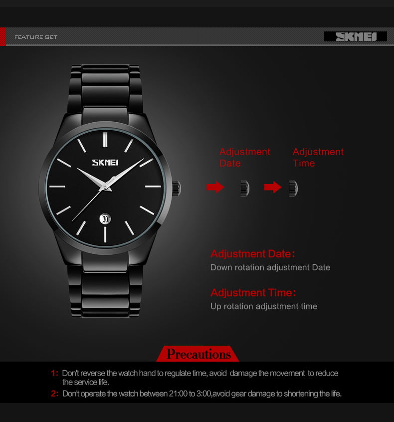 Jam Tangan Pria Skmei 9140 Original Steel Analog Fashion Jam Tangan Pria Skmei 9140 Original Steel Analog Fashion