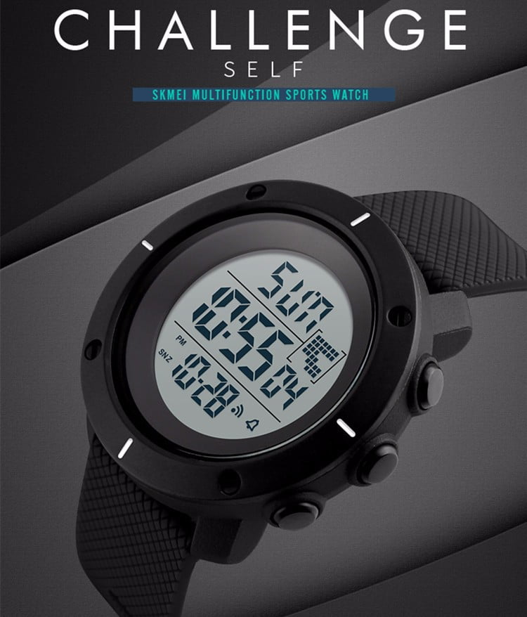 Jam Tangan Pria Skmei 1213 Original Digital Casual Rubber Jam Tangan Pria Skmei 1213 Original Digital Casual Rubber