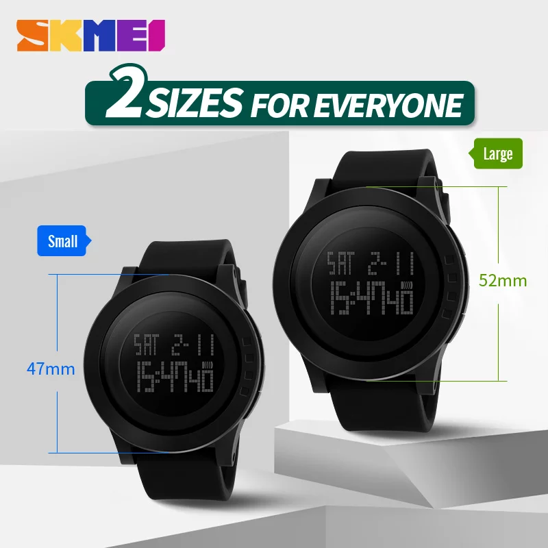 Jam Tangan Pria Skmei 1142 Original Digital Casual Rubber Jam Tangan Pria Skmei 1142 Original Digital Casual Rubber