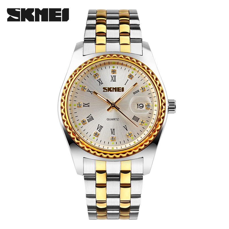 Jam Tangan Pria SKMEI 9098 Original Analog Fashion Steel Jam Tangan Pria SKMEI 9098 Original Analog Fashion Steel