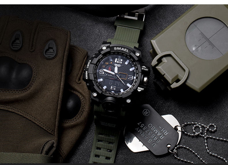 arloji jam tangan pria smael 1545 Original Dual Time Sport Rubber arloji jam tangan pria smael 1545 Original Dual Time Sport Rubber