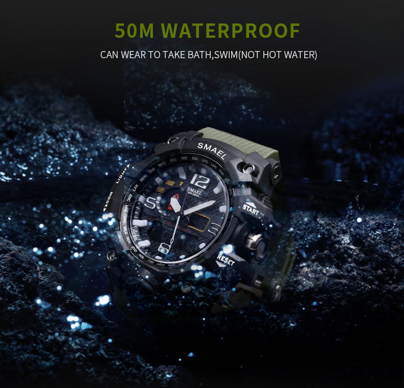 arloji jam tangan pria smael 1545 Original Dual Time Sport Rubber arloji jam tangan pria smael 1545 Original Dual Time Sport Rubber