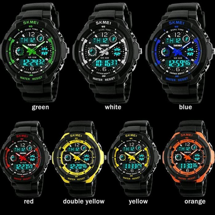 Jam Tangan Pria Skmei 0931 Original Dual Time Sport Watch