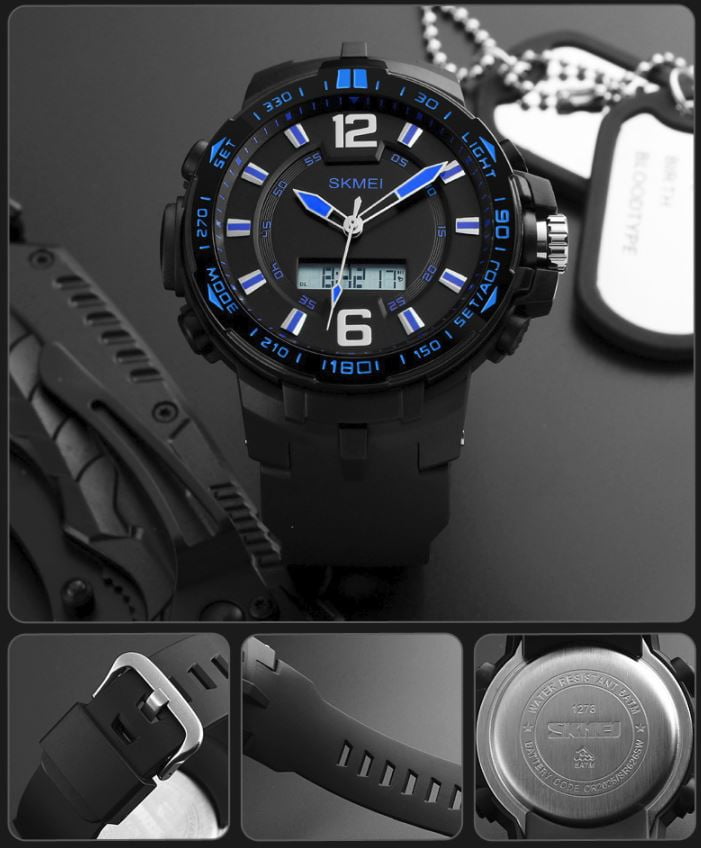 Jam Tangan Pria Skmei 1273 Original Analog Sport Watch Jam Tangan Pria Skmei 1273 Original Analog Sport Watch