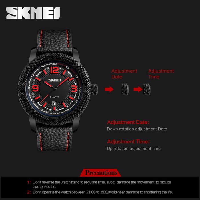 Jam Tangan Pria Skmei 9138 Original Analog Watch Jam Tangan Pria Skmei 9138 Original Analog Watch
