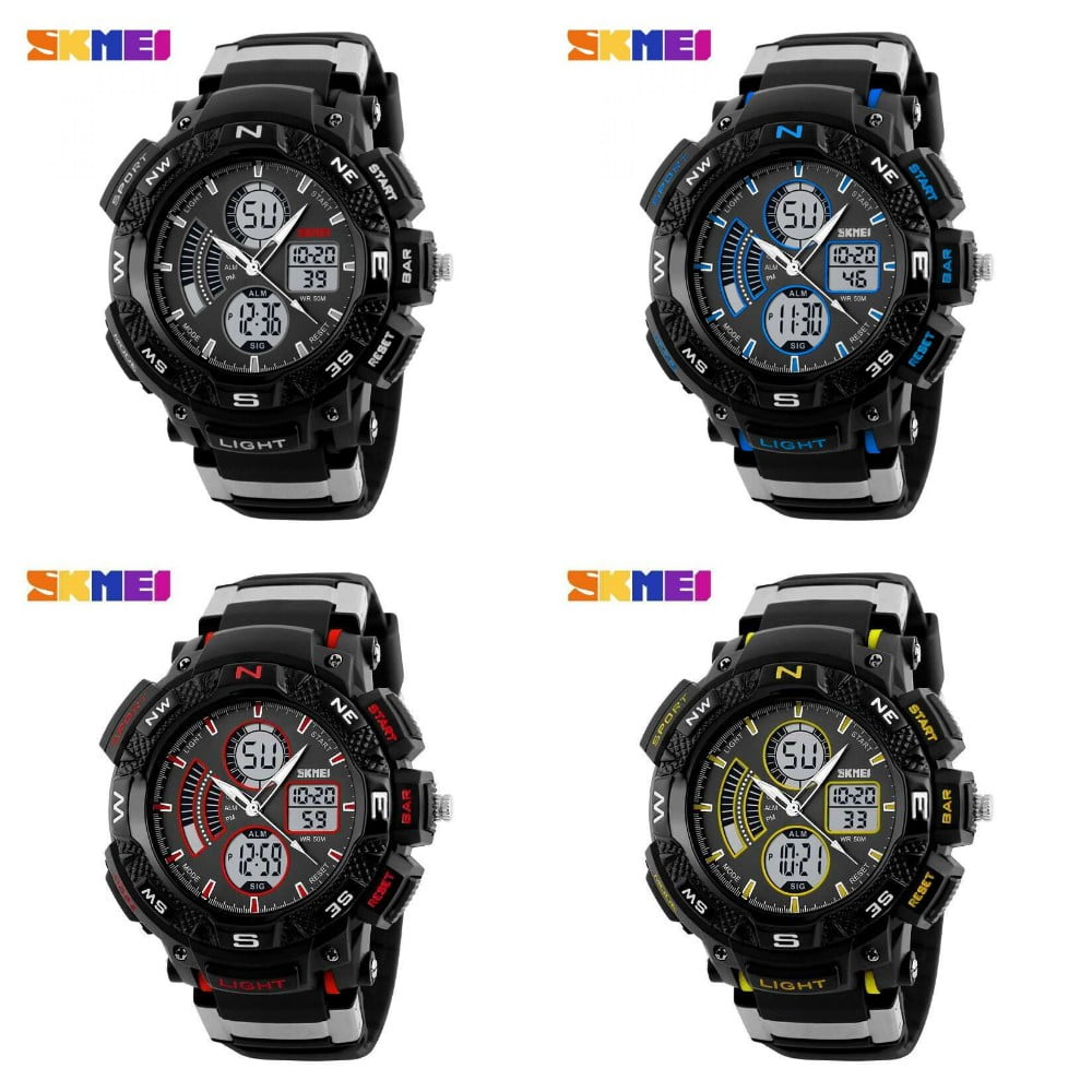 Jam Tangan Pria Skmei 1211 Original Dual Time Sport Watch