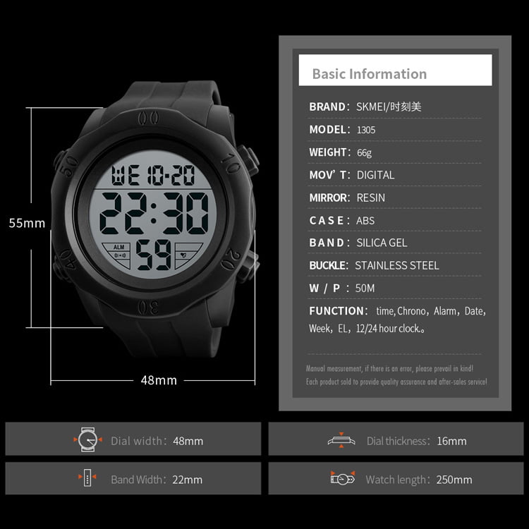 Jam Tangan Pria Skmei 1305 Original Digital Sport Watch