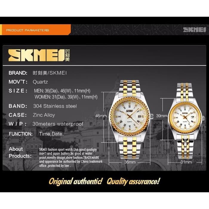 Jam Tangan Pria Skmei 9098 Original Analog Sport Watch