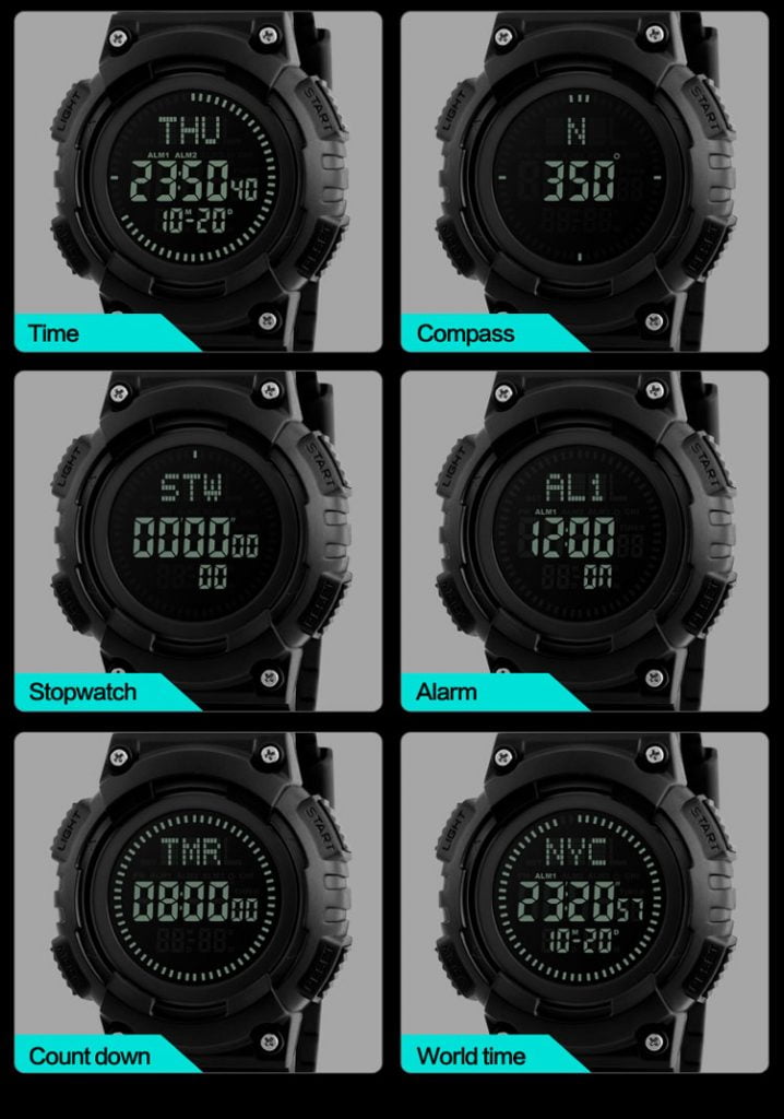 Jam Tangan Pria Skmei 1259 Original Digital Sport Watch