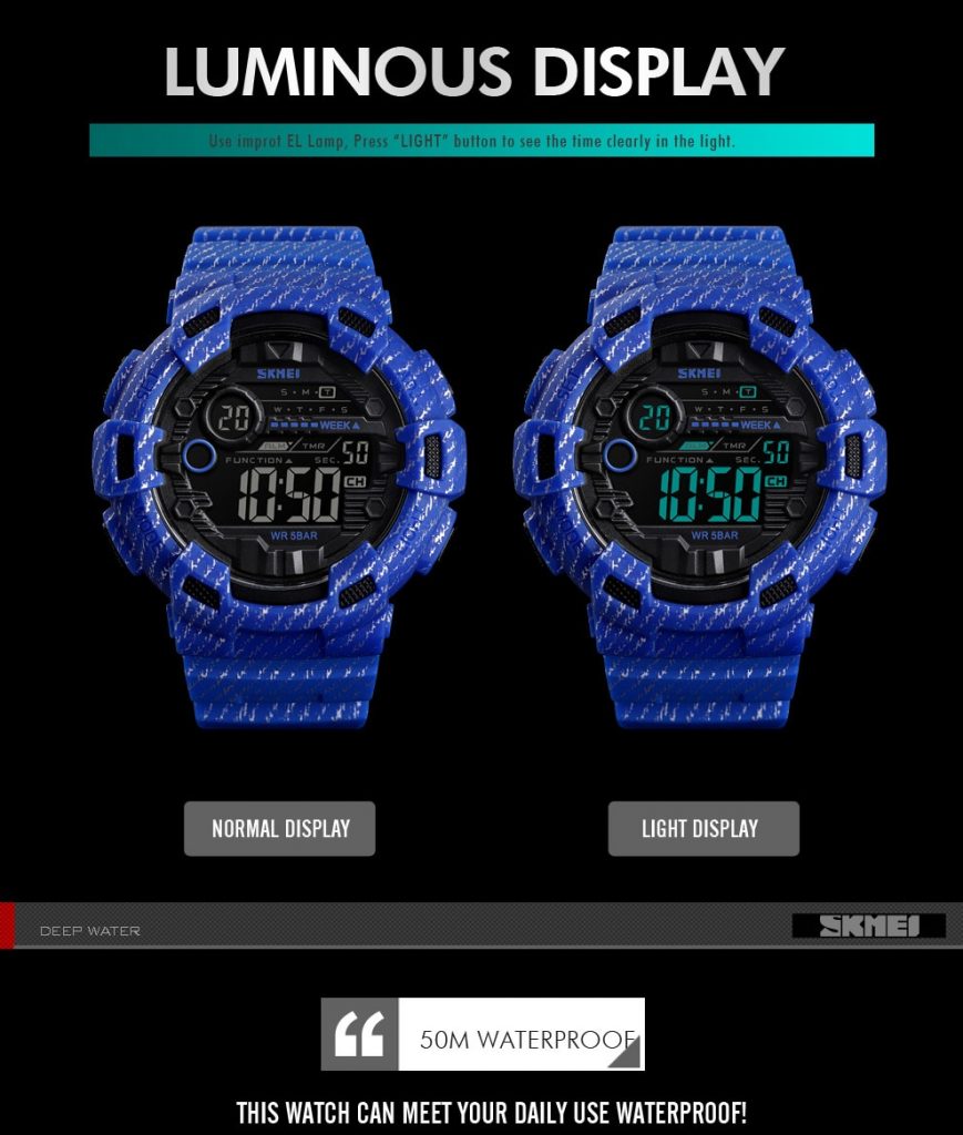 Jam Tangan Pria Skmei 1472 Original Digital Sport Watch