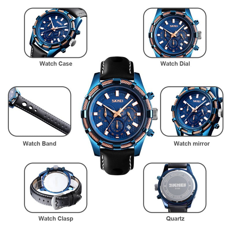 Jam Tangan Pria Skmei 9189 Original Analog Sport Watch