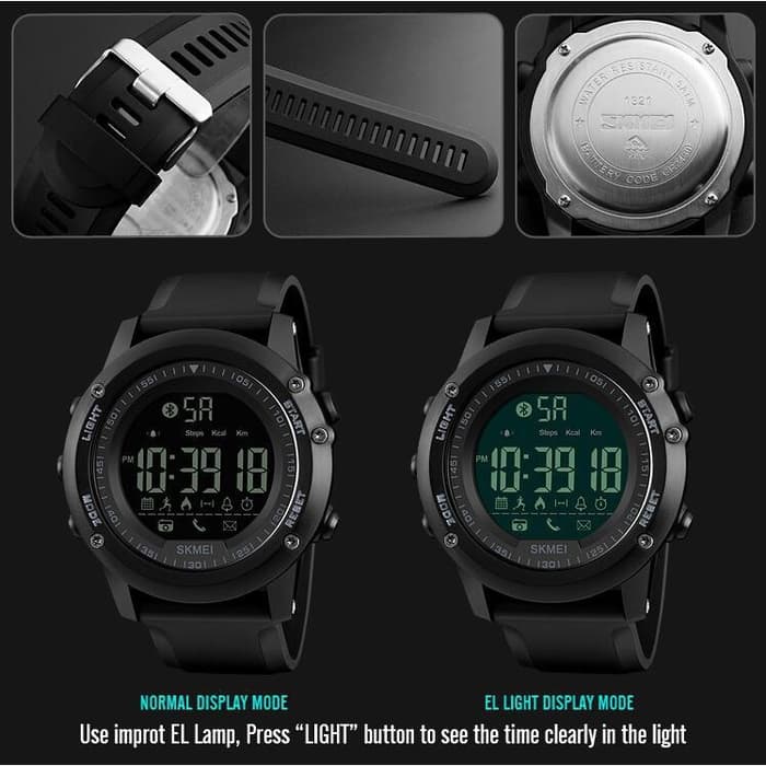 jam tangan skmei digital Smarth Bloetooth 1321