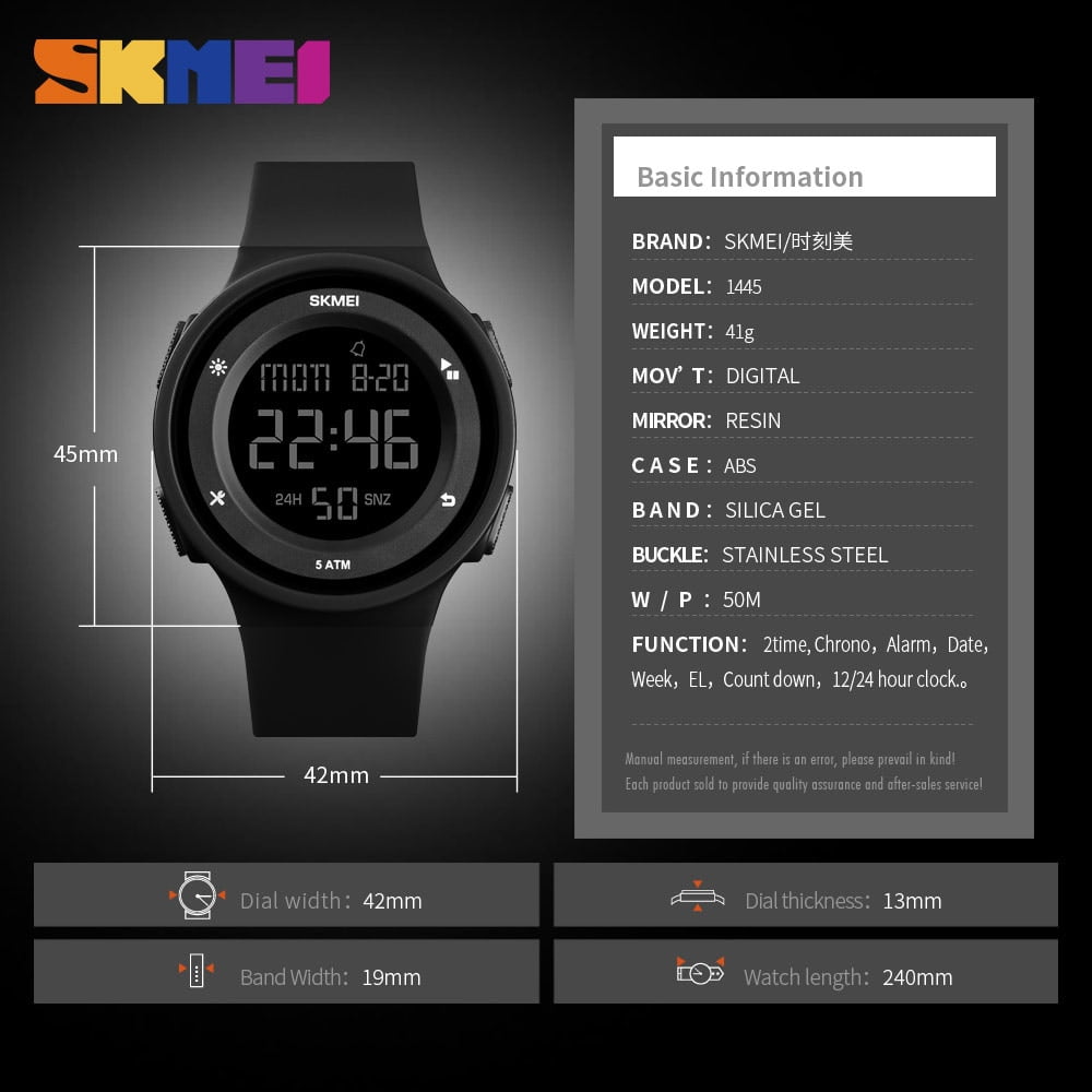 jam tangan skmei digital 1445