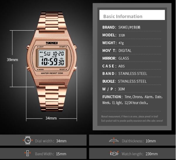 jam tangan skmei digital 1328