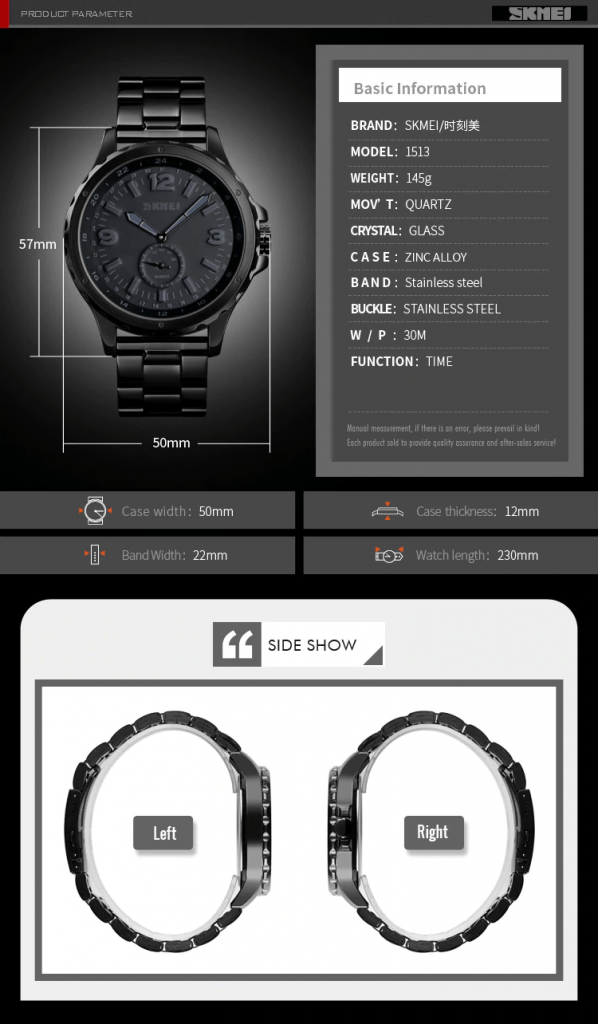 Jam Tangan Skmei 1519 Original Analog