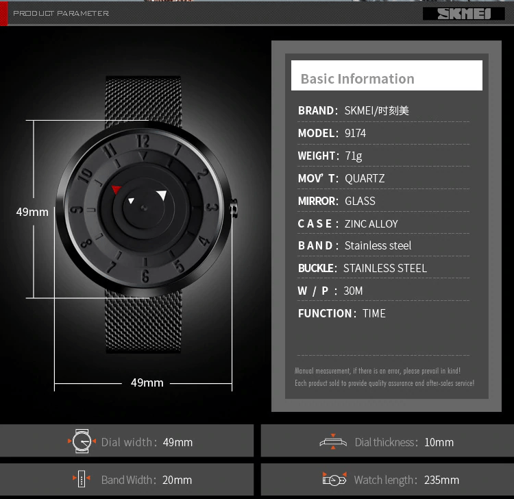 Jam Tangan Skmei 9174 Original Analog