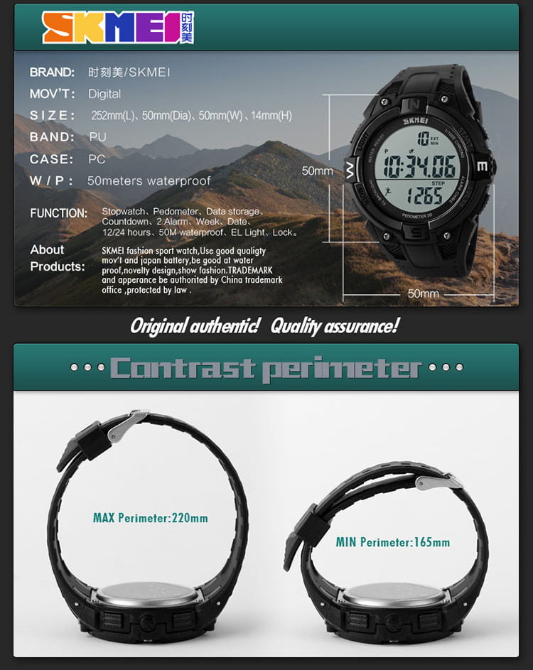 Jam Tangan Pria Skmei 1141 Original Digital Sport Watch