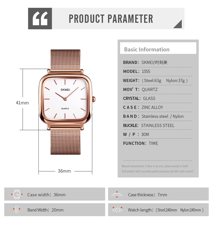 Jam Tangan Wanita Skmei 1555 Original Analog Sport Watch