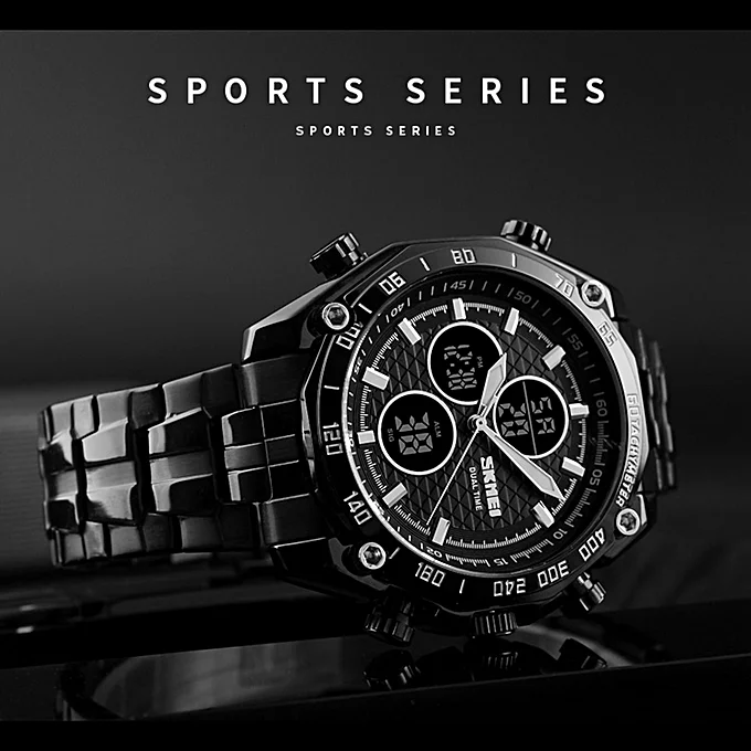 8 Jam Tangan Pria Skmei 1302 Original Digital Sport Watch