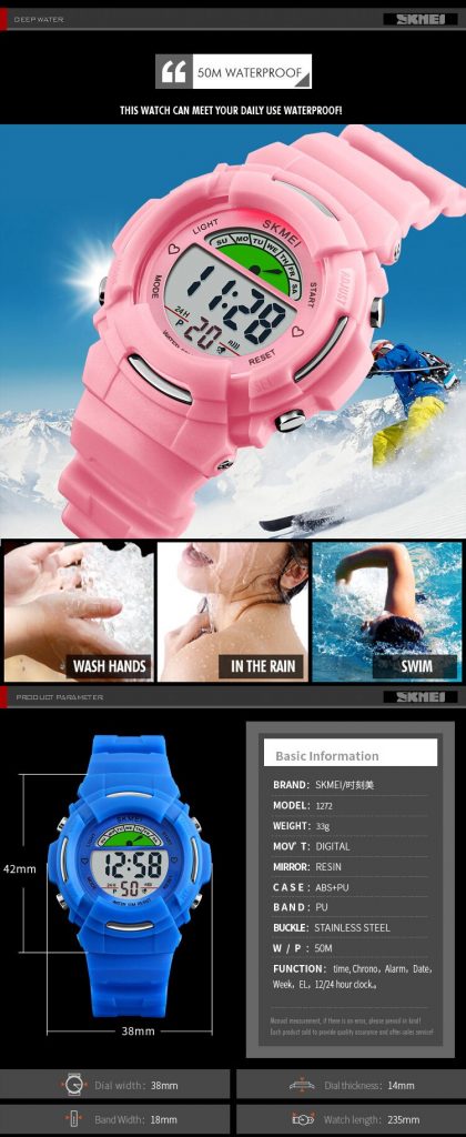 Jam Tangan Pria Skmei 1272 Original Digital Sport Watch