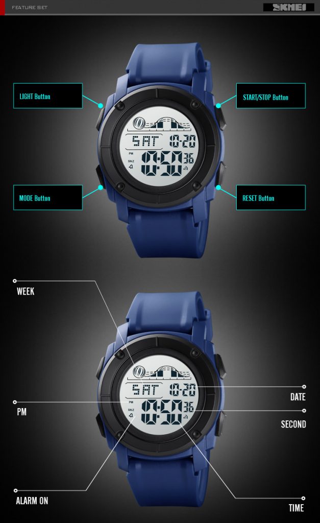 Jam Tangan Pria Skmei 1576 Original Digital Sport Watch