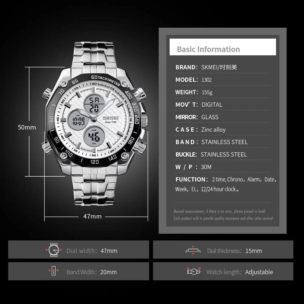 Jam Tangan Pria Skmei 1302 Original Digital Sport Watch