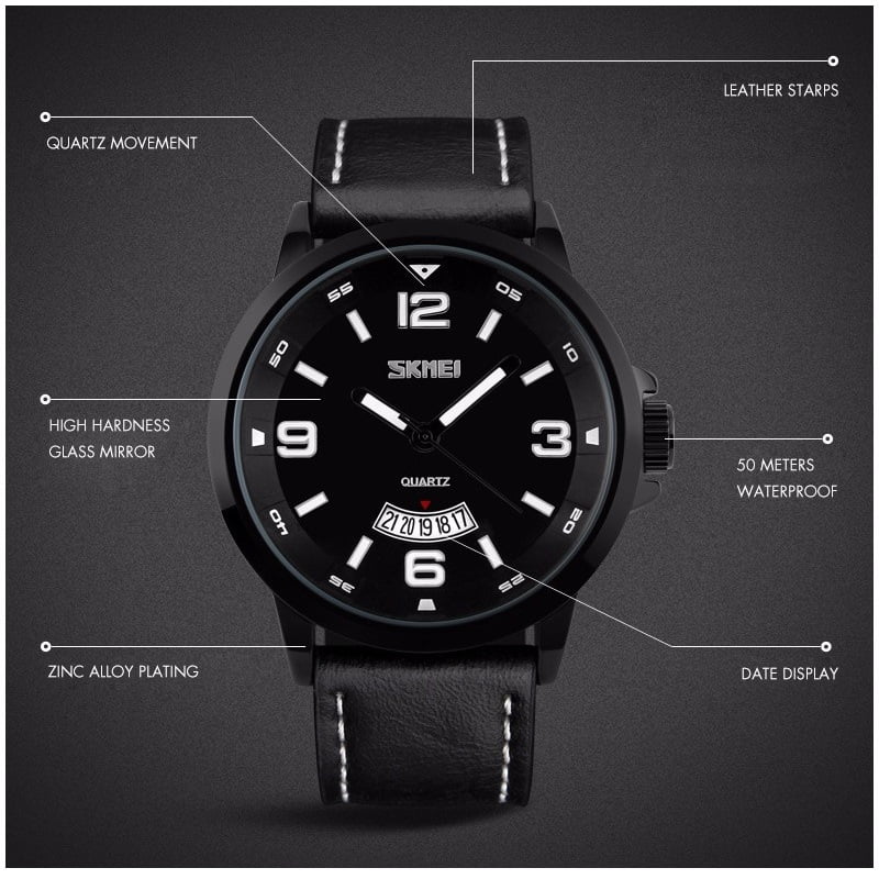 Jam Tangan Pria Skmei 9115 Original Analog Sport Watch