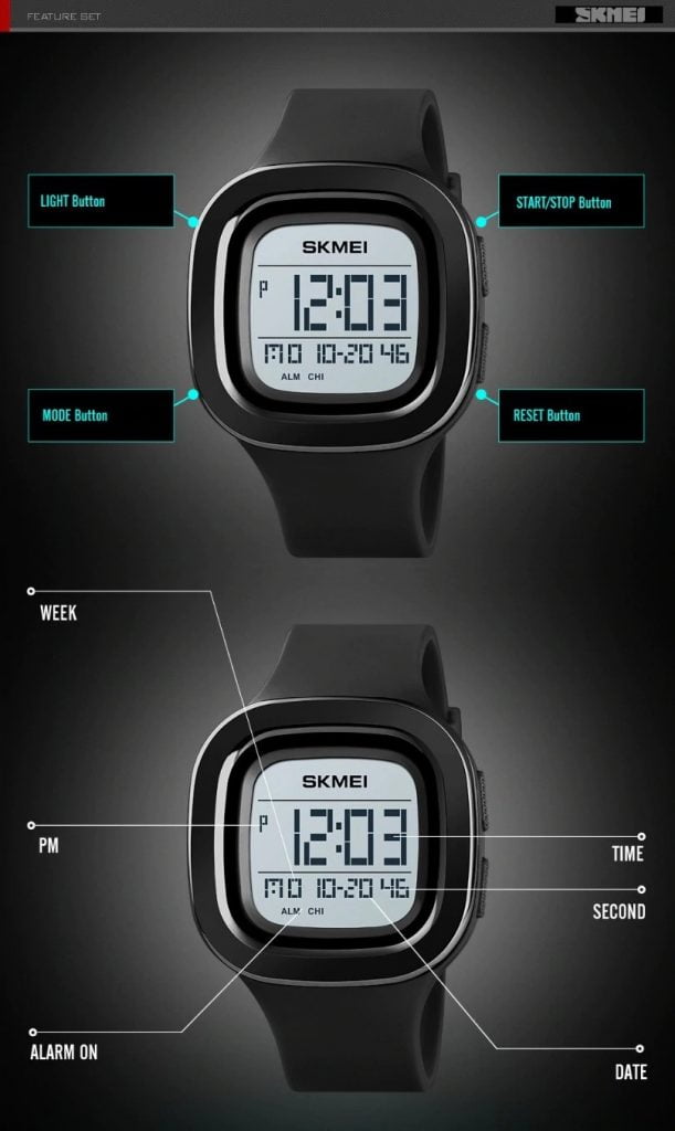 Jam Tangan Pria Skmei 1580 Original Digital Sport Watch