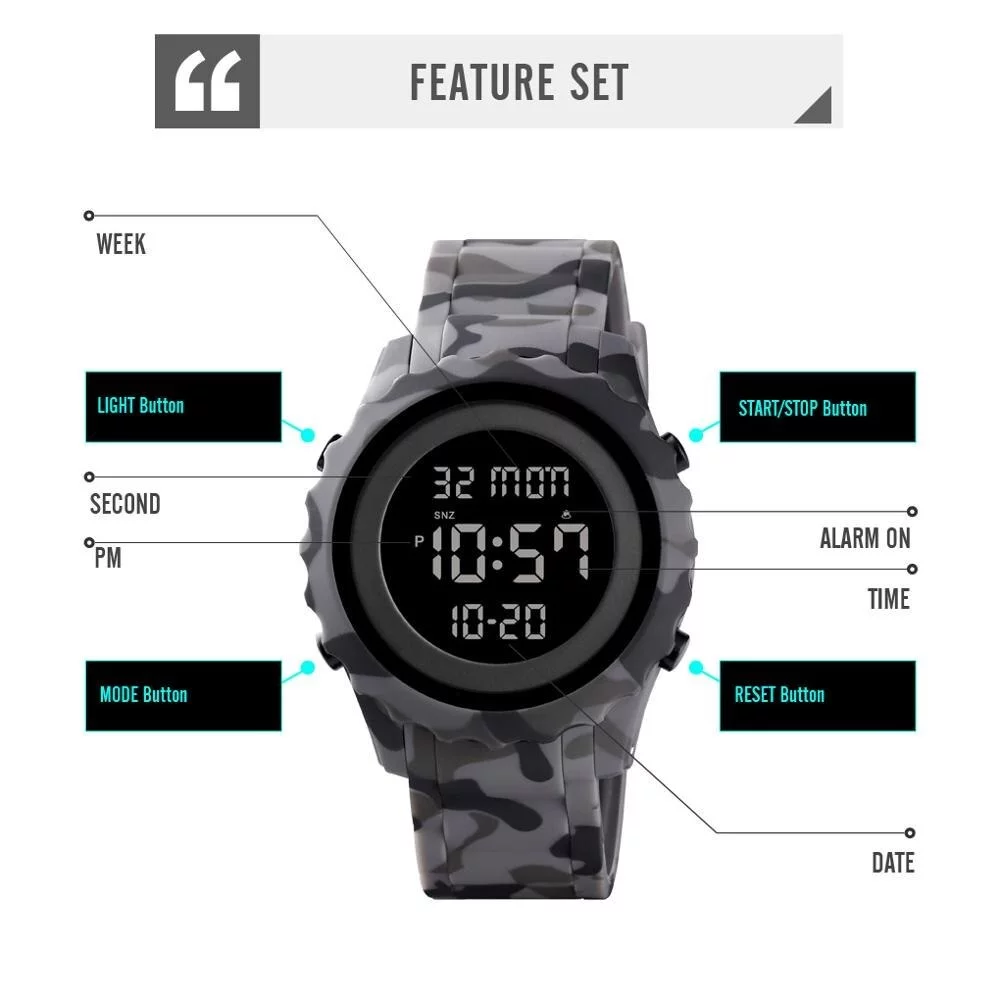 Jam Tangan Pria Skmei 1631 Original Digital Sport Watch