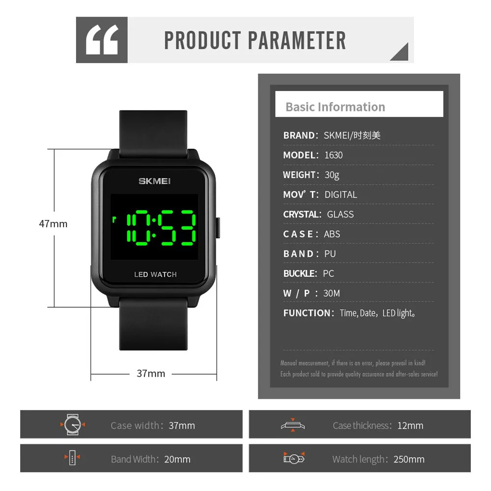 Jam Tangan Pria Skmei 1630 Original Digital Sport Watch