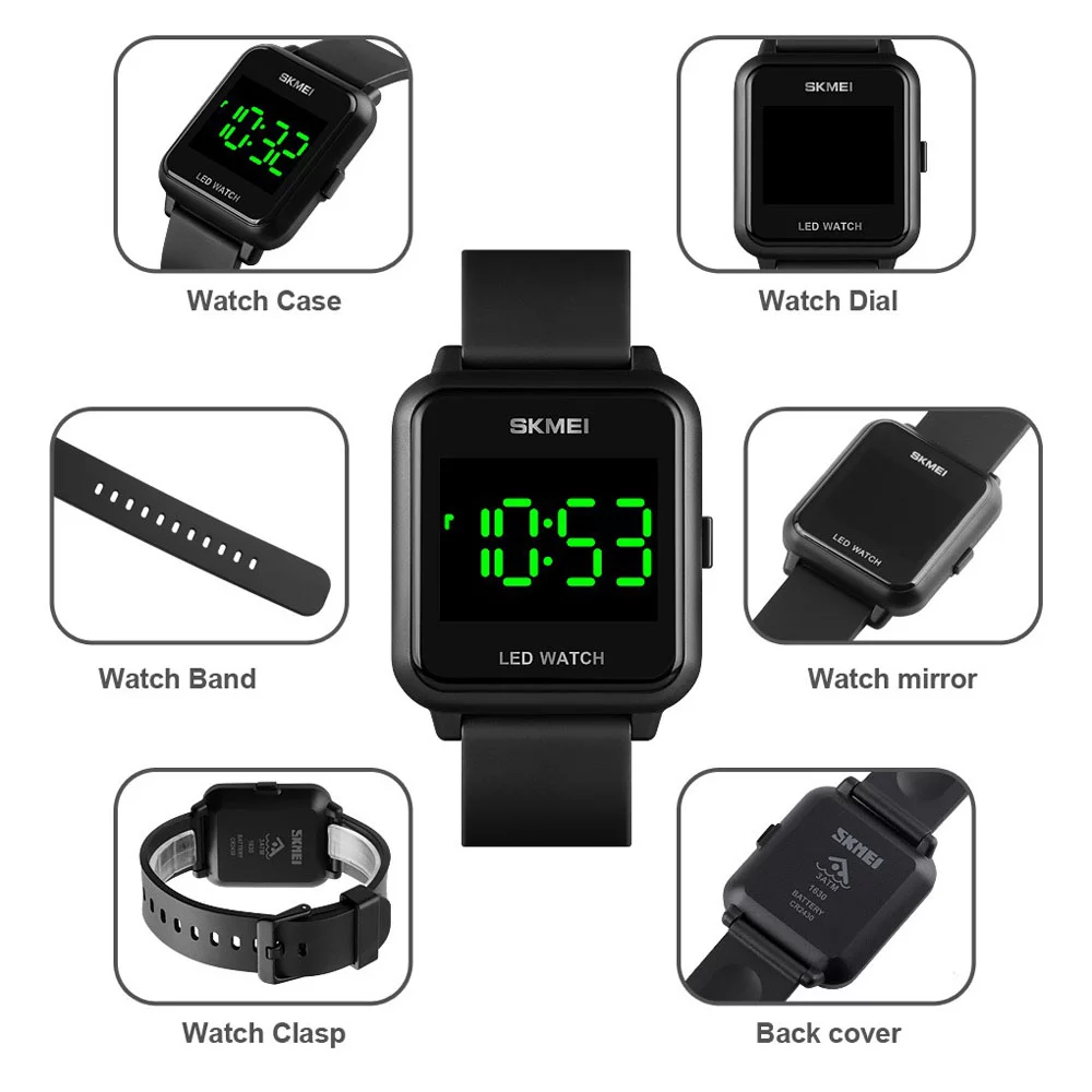 Jam Tangan Pria Skmei 1630 Original Digital Sport Watch