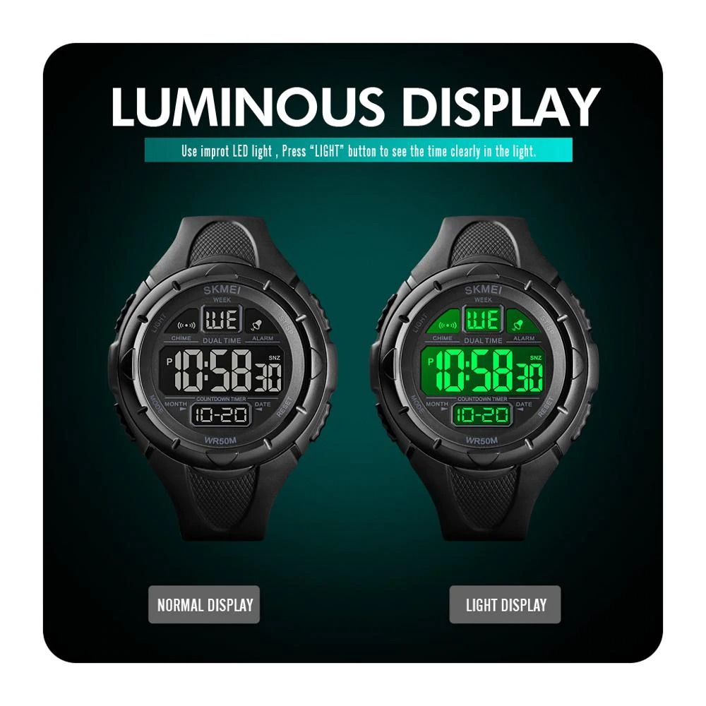 Jam Tangan Pria Skmei 1656 Original Digital Sport Watch
