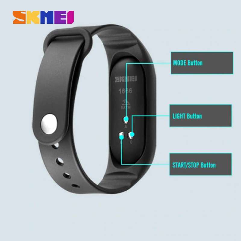 Jam Tangan Pria Skmei 1666 Original Digital Sport Watch