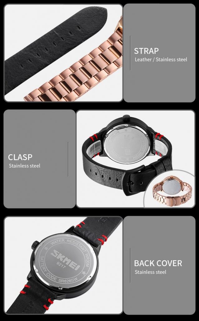 Jam Tangan Pria Skmei 9217 Original analog Sport Watch