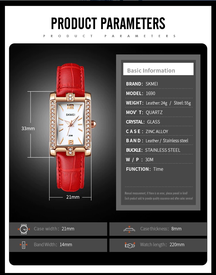 Jam Tangan Wanita Skmei 1690 Original analog Sport Watch