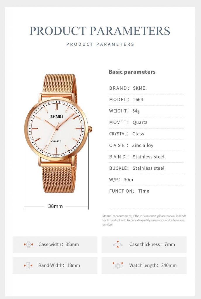 Jam Tangan Wanita Skmei 1664 Original analog Sport Watch