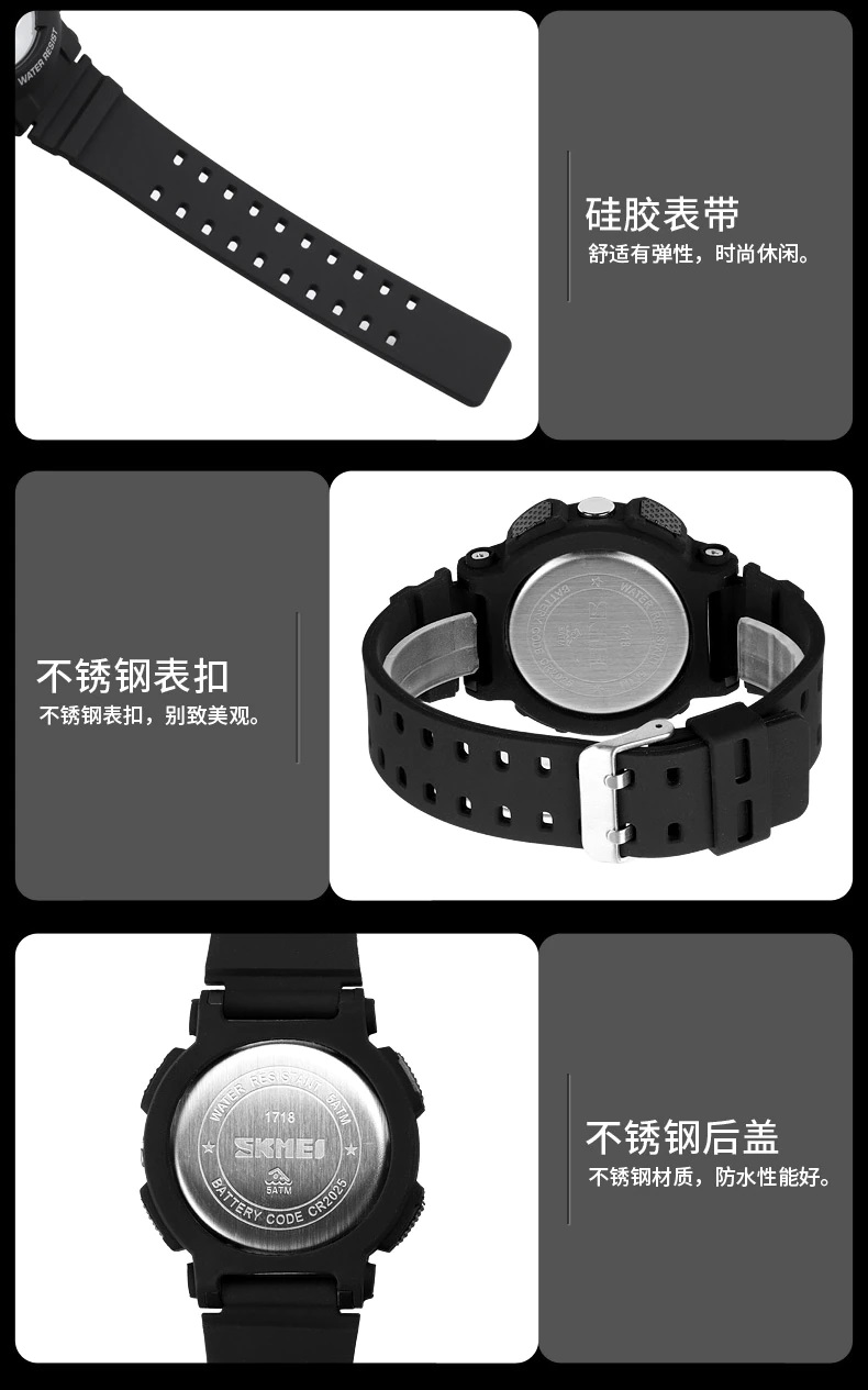 Jam Tangan Wanita Skmei 1718 Original analog Sport Watch Jam Tangan Wanita Skmei 1718 Original analog Sport Watch