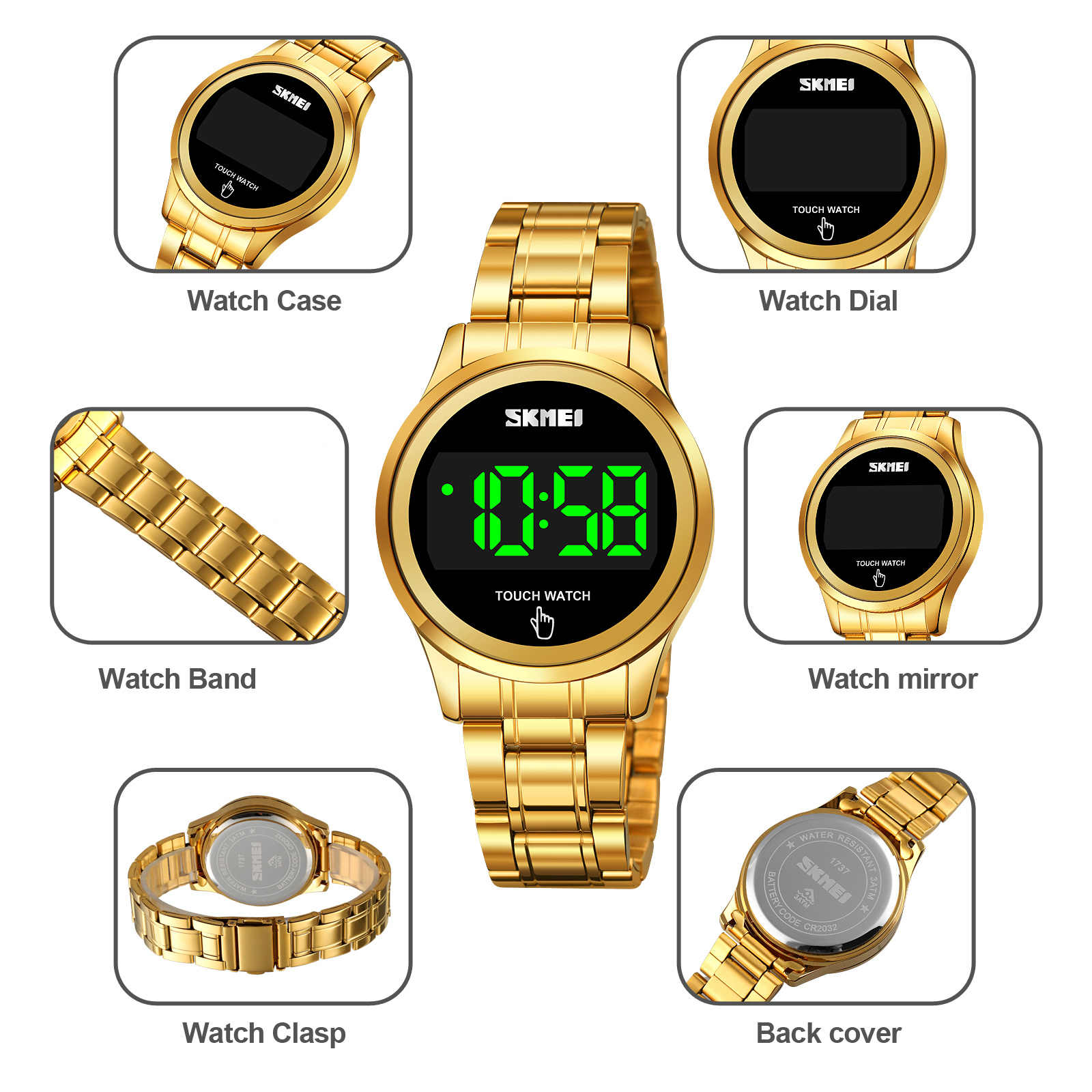 Jam Tangan Wanita Skmei 1737 Original analog Sport Watch Jam Tangan Wanita Skmei 1737 Original analog Sport Watch