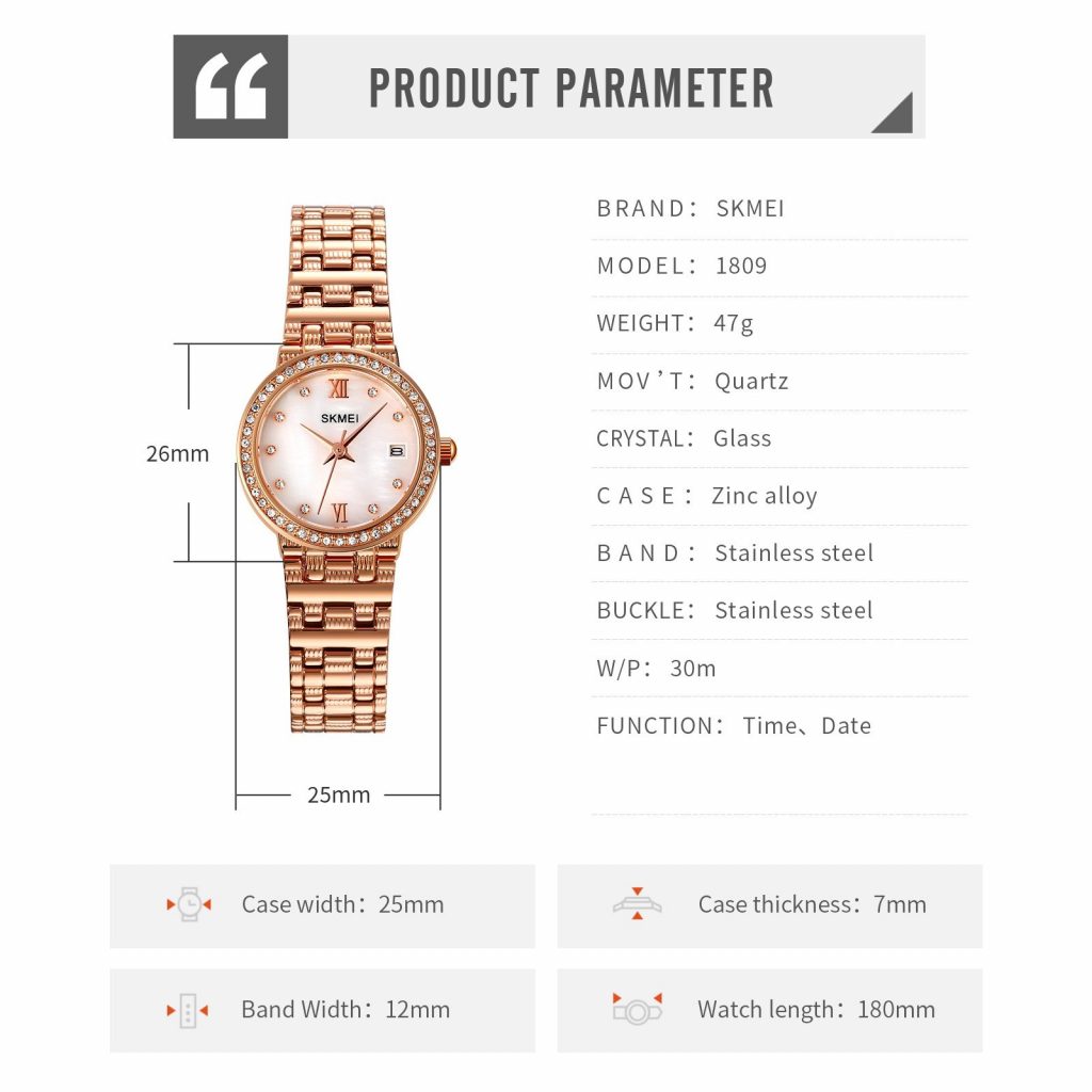 Jam Tangan Wanita Skmei 1809 Original analog Sport Watch