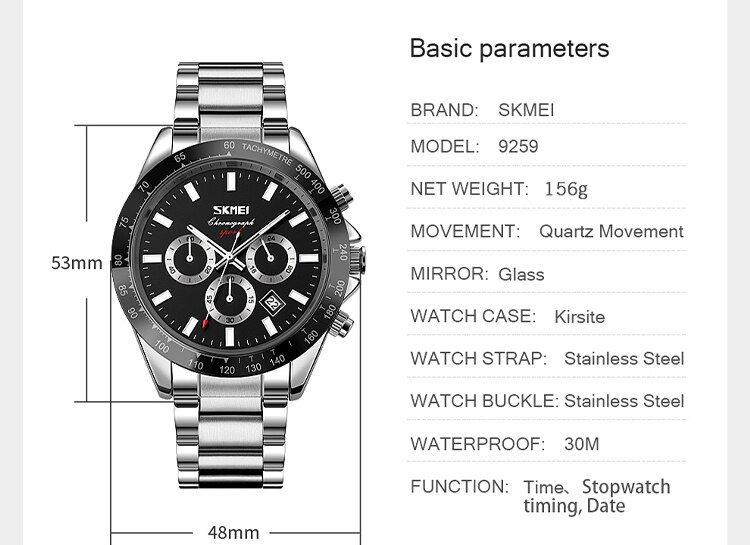 Jam Tangan Wanita Skmei 9259 Original analog Sport Watch