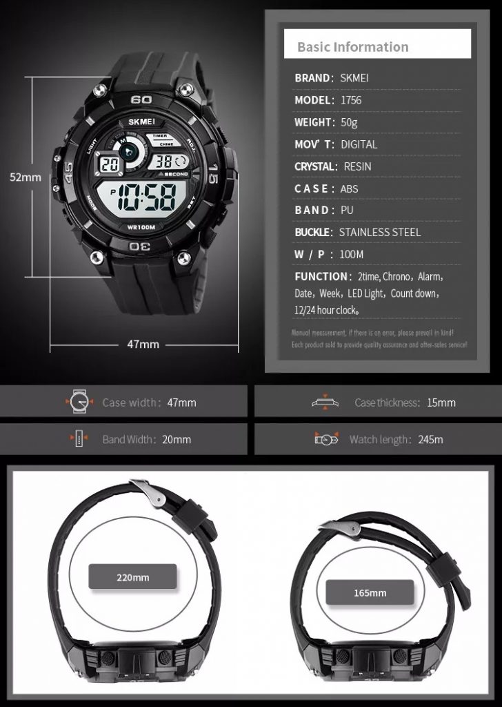 Jam Tangan Wanita Skmei 1756 Original analog Sport Watch