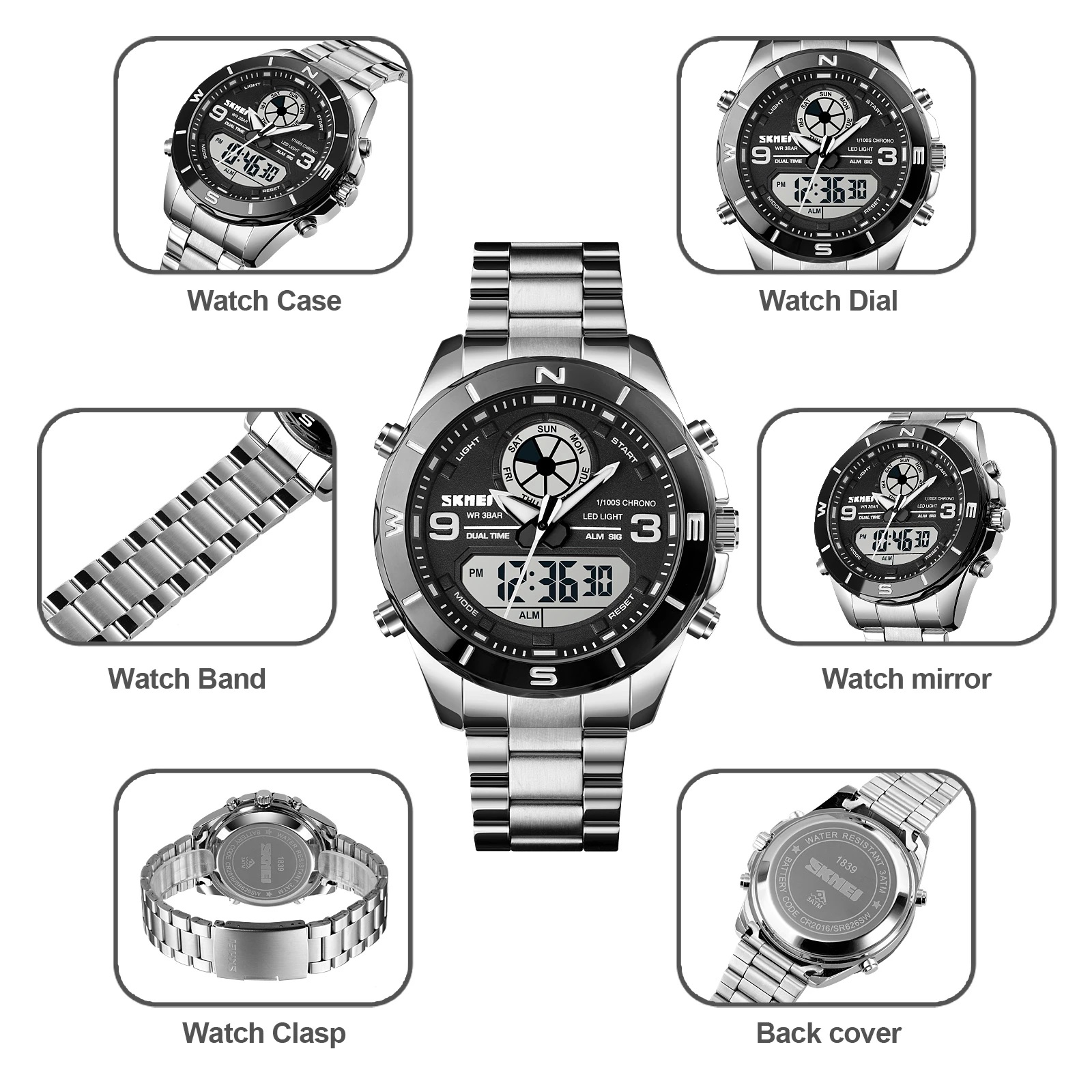 Jam Tangan Wanita Skmei 1839 Original analog Sport Watch Jam Tangan Wanita Skmei 1839 Original analog Sport Watch