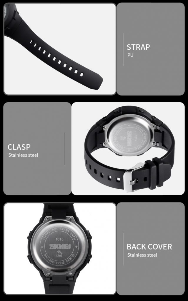 Jam Tangan Wanita Skmei 1615 Original analog Sport Watch