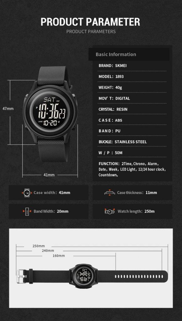Jam Tangan Wanita Skmei 1893 Original analog Sport Watch