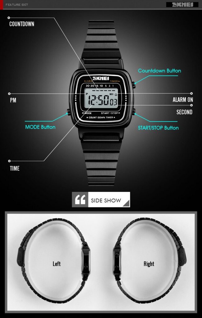Jam Tangan Wanita Skmei 1901 Original analog Sport Watch