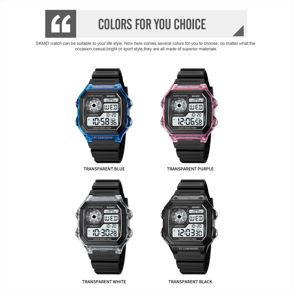 Jam Tangan Wanita Skmei 1998 Original analog Sport Watch