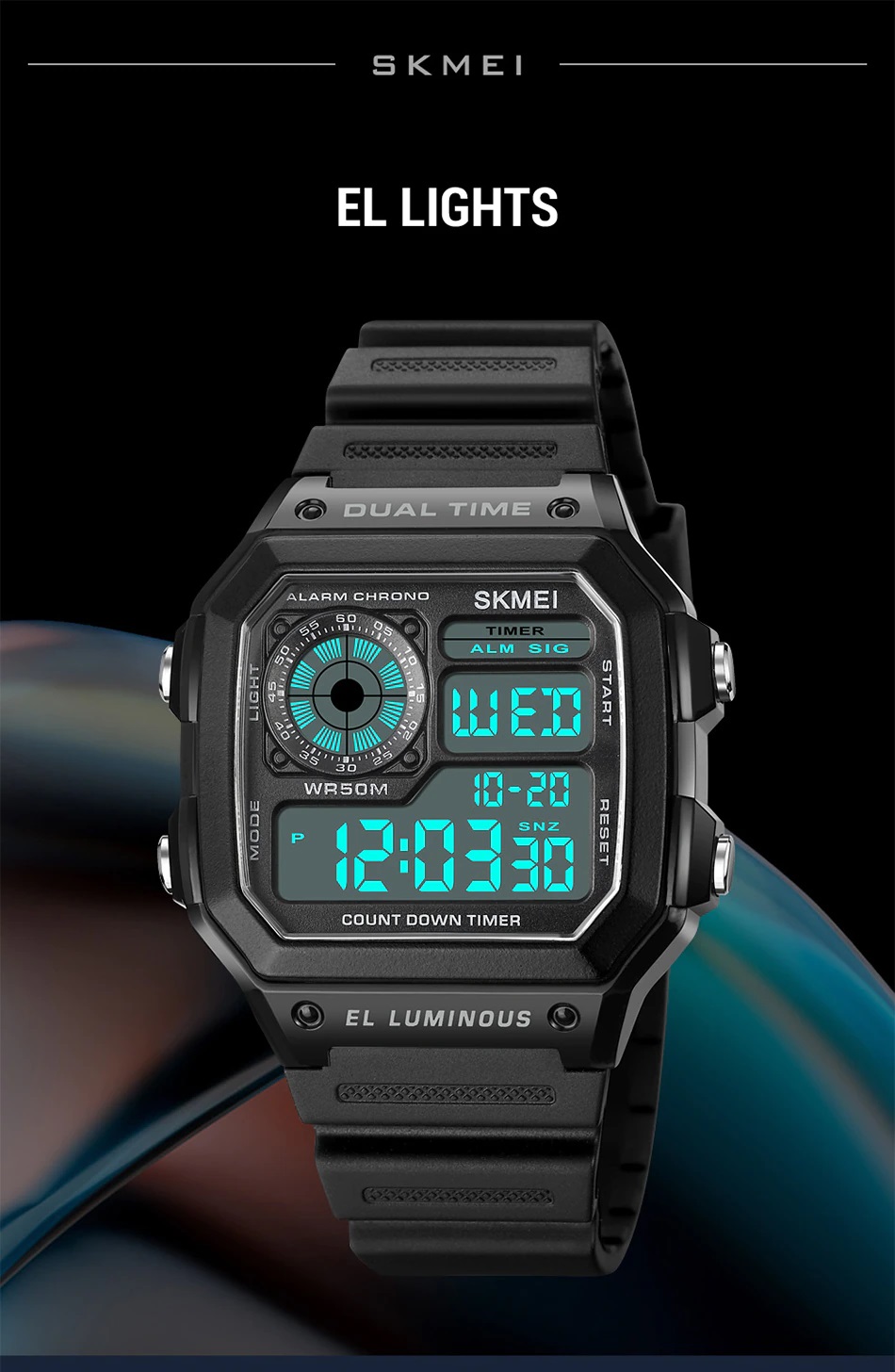 1998 - 8 Jam Tangan Wanita Skmei 1998 Original analog Sport Watch