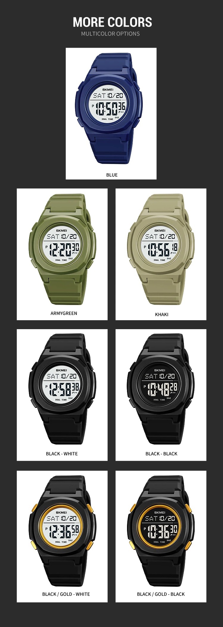 2023 - 1 Jam Tangan Wanita Skmei 2023 Original analog Sport Watch