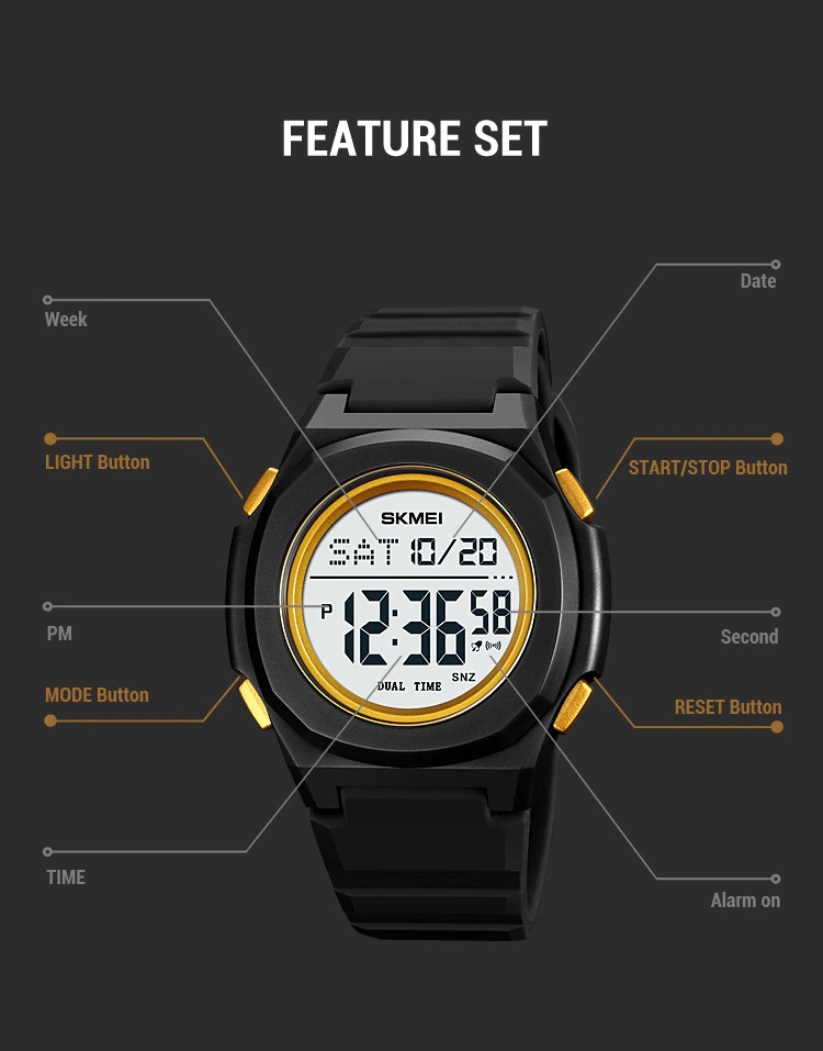 Jam Tangan Wanita Skmei 2023 Original analog Sport Watch